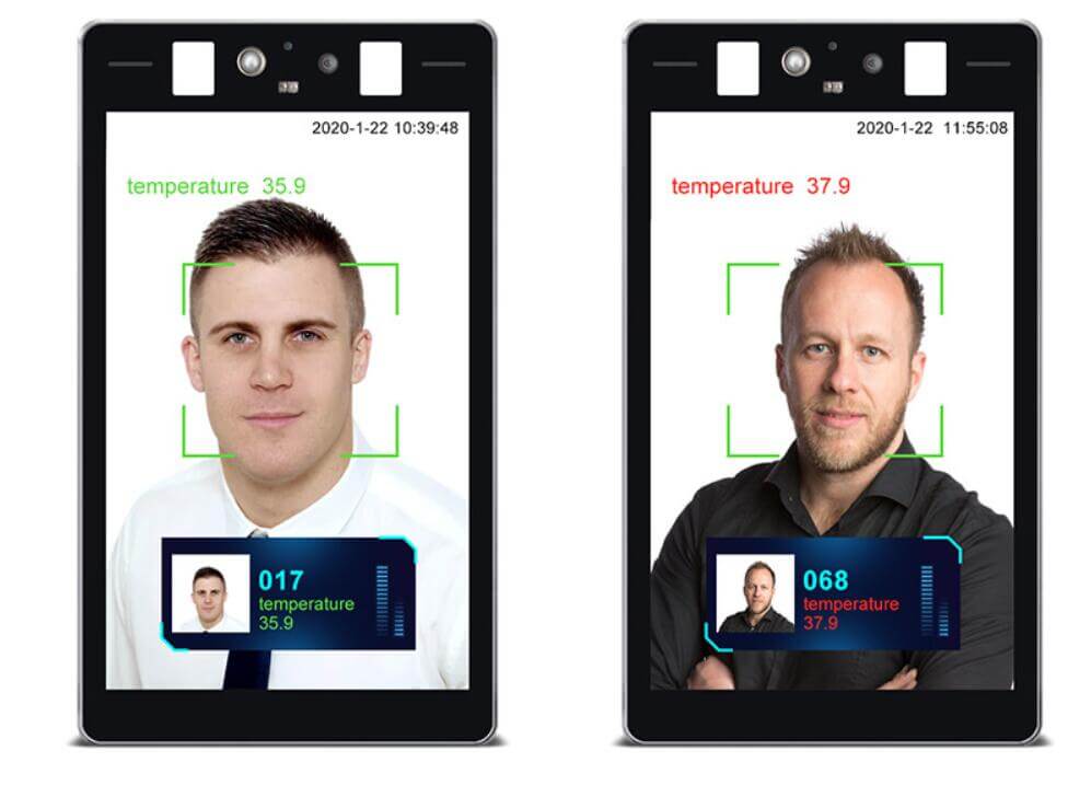 Built-in Infrared Temperature Camera Face Recognition Terminal
